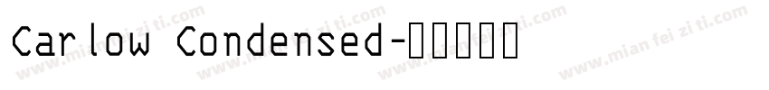 Carlow Condensed字体转换